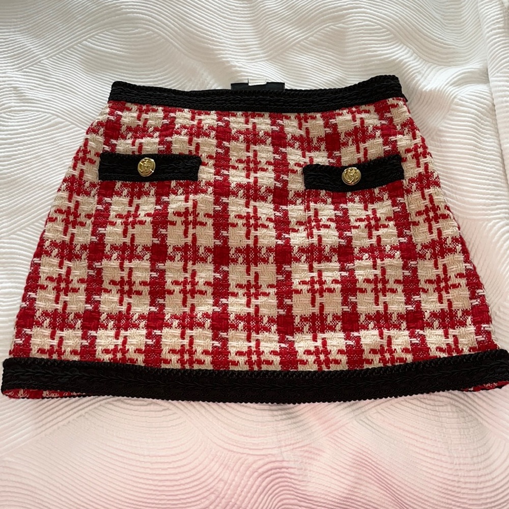 AUTHENTIC GUCCI Houndstooth mini skirt